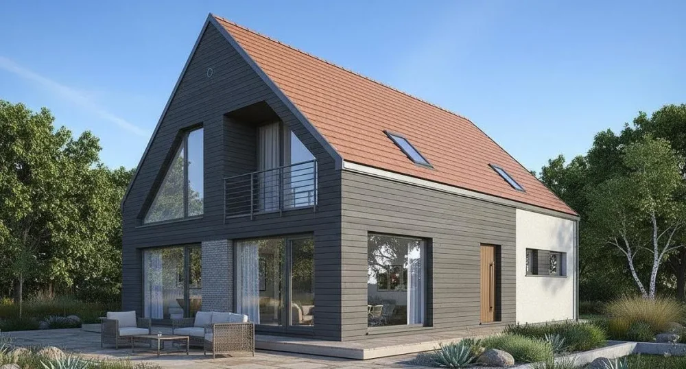 Проект Двухэтажный дом 9 на 17, 166 м2