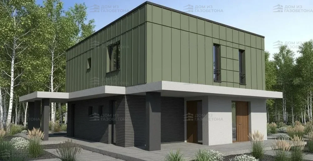 Проект Двухэтажный дом 10 на 11, 139 м2