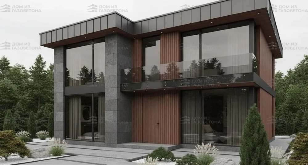 Проект Двухэтажный дом 15 на 10, 191 м2